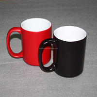 Tasses magiques à changement de couleur rapide de qualité supérieure 11oz sublimation colorée brillante impression personnalisée tasses à changement de couleur à chaleur