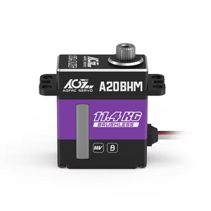 AGFRC A20BHM Motor sin Escobillas de Alta Velocidad con 11.4KG de Torque y 0.068 Segundos de Tiempo de Respuesta, Engranaje de Acero, Programable, Mini Coche RC 1:24, Batería 2S - Product Image 2