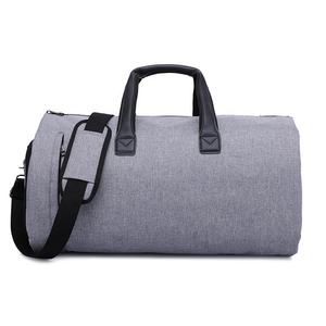 Customised <strong>Duffel</strong> Bags Gym Duffle <strong>Coat</strong> <strong>Men</strong> Bag With Shoe Compartment Large Capacity Gray Foldable Fabric Travel Bags for Clothes - Product Image 2