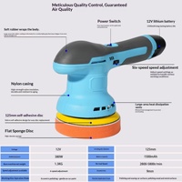 Machine à polir les voitures YONGGANG, meuleuse d'angle-polisseuse combinée, sans fil, électrique, alimentée par batterie au lithium, 380W, polisseuse à roue de 125 mm