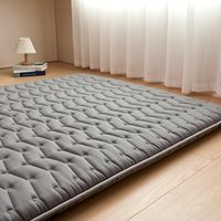 Matelassé 100% Coton Mousse À Mémoire Pliable Tatami Pliable Sol Matelas Topper Boîte Épaissie Rouleau Colchones De Espuma Mémoire