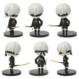 Set de 6 Figuras de Manga de 9.5 cm, NieR Automata A2 2B 9S, Figura de PVC, Anime, Caja Sorpresa, Juego de Premios - Product Image 4