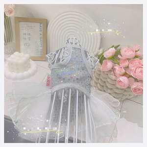 Robe de mariage pour chien de compagnie, mode et <span class=keywords><strong>loisirs</strong></span>, robe de printemps et d'été, vêtements - Product Image 5