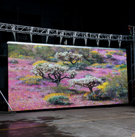 Panneau de vitrine de dj portable P3.91, 500x500mm, 4K HD, affichage de location de scène, arrière-plan, Led, mur