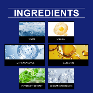 Gouttes oculaires vétérinaires pour animaux de compagnie à la menthe naturelle, glycérine et hyaluronate de sodium 30 ml pour chiens et chats – Élimination des taches lacrymales - Product Image 6