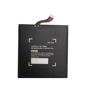 Capacité réelle de HAC-003 batterie interne de remplacement pour <span class=keywords><strong>Nintendo</strong></span> <span class=keywords><strong>Switch</strong></span> 2017/<span class=keywords><strong>2019</strong></span> Console de jeu HAC-001 [3.7V 4310mAh 16wh] - Product Image 1
