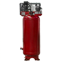 Compresseur d'air vertical à piston fixe de 60 gallons WILLEST, 2 cylindres, entraînement par courroie, BHII40BE30V240, 8 bars, 3 CV, 60 Hz, refroidi par air
