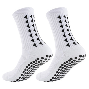 Meilleures chaussettes pour hommes, chaussettes de sport mi-mollet doublées en tissu éponge, chaussettes épaisses tricotées antidérapantes en silicone - Product Image 3