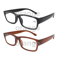 Lunettes de lecture en gros, fines, carrées, personnalisées, pour ordinateur, rétro, nouvelle mode, en plastique, pas chères, noires, pour hommes et femmes