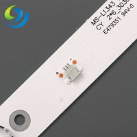 Bandes LED pour réparation de téléviseurs MS-L1074 MS-L1343 MS-L2202, 2 pièces, 580MM, 6LEDs28RH300B83R0100863156447