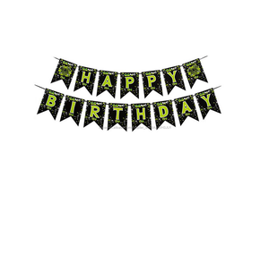 Nuevo diseño 141pcs juego de chico globo juego de Cumpleaños conjunto de bandera para fiesta de cumpleaños suministros - Product Image 6