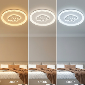Modern LED Tavan Lambası Sevimli Mantar Tasarımı Çocuk Odası Göz Koruyucu Dekor Yeni Gelen Toptan Satış - Product Image 3