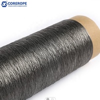 Equipo de precisión de calentamiento conductivo, ropa inteligente anti-EMI, hilo de coser de metal de acero inoxidable 316L recubierto de PTFE