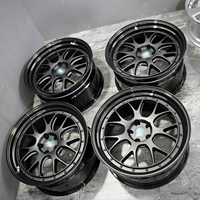 Jantes à rayons profonds multi-pièces noires Mforged, ajustement personnalisé, programme OEM ODM en gros pour les marques de rechange et de tuning