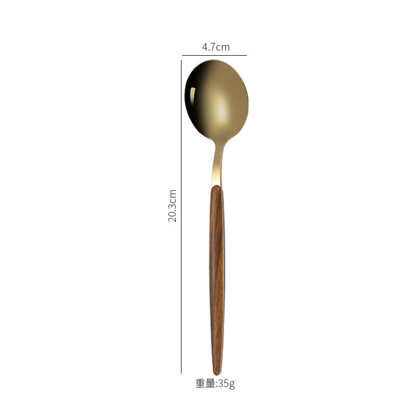 Gold dinner spoon