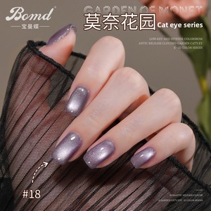 Vernis à ongles gel effet œil de chat Monet Garden 32 couleurs, brillant cristallin, perles de verre transparentes, imperméable, sans rinçage, ultra-brillant pour nail art - Product Image 5