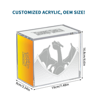 Boîte de présentation en acrylique écologique moderne pour Elite Trainer Box (ETB) – Étui en PMMA