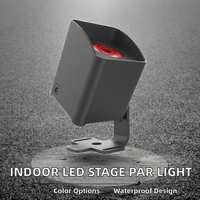 Projecteur LED Slim 18W DMX512 Alimenté par Batterie 6-en-1/4-en-1 Lumière de Scène à Faisceau