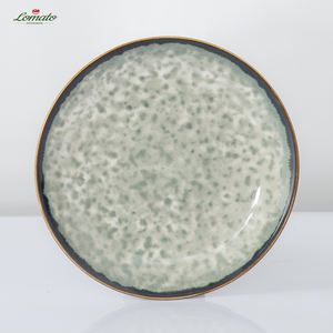 Juego de vajilla de cerámica ecológica moderna, vajilla con efecto de piedra impresa en color para comidas diarias - Product Image 5