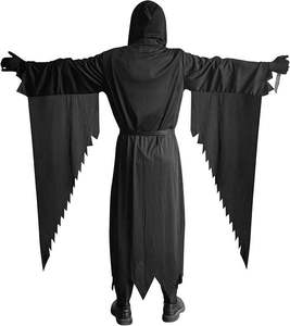 Costume de Robe <span class=keywords><strong>d</strong></span>'<span class=keywords><strong>horreur</strong></span> Halloween tunique à capuche Rob fournitures de fête pour enfants Costumes <span class=keywords><strong>d</strong></span>'halloween cape à capuche cape de Cosplay - Product Image 2