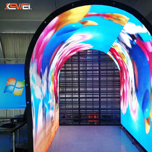 Programmeerbare Firma Outdoor Verhuur Gebogen Panelen Vrachtwagen Bus Auto Flexibele Led Scherm Display. - Product Image 1