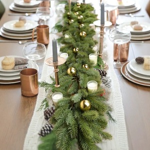 Scarecrow Artificial <b>Pine</b> Garland 190g Christmas <b>Table</b> Decoration for Home Indoor Use - Product Image 1