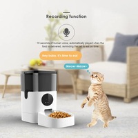 Nouvelle arrivée 4/6L App enregistrement vocal Auto Programmable WiFi puce minuterie lente nourriture pour chat automatique mangeoire pour animaux de compagnie caméra intelligente