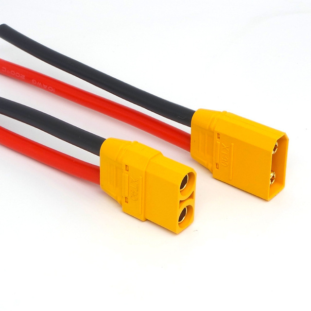 Amass XT30 XT60 XT60U XT90 Battery Connector Wire 12AWG 150mm Lipo Pigtail Cable Lead for RC Aircraft & UAV Model DIY Parts