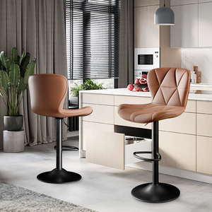 Factory Wholesale Modern Swivel Bar Chair <strong>Height</strong> <strong>Adjustable</strong> Hydraulic Bar <strong>Stool</strong> for Restaurant Bar Counter - Product Image 5