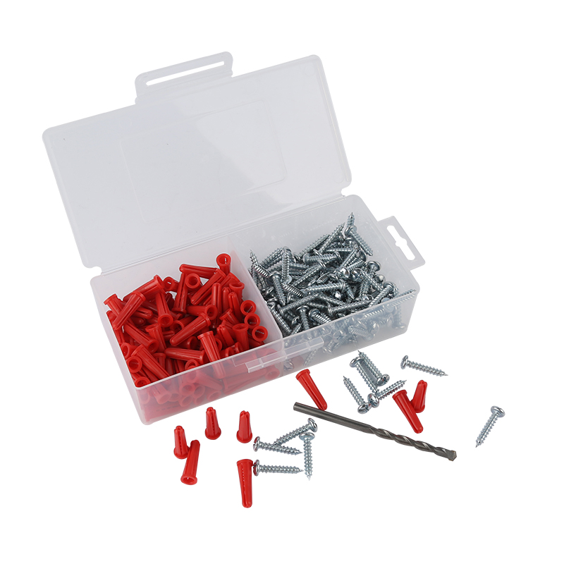 Customization Conical Anchor Kit Plastic Screw Anchors Set Nylon Drywall Expansion Anchors Wall Plug