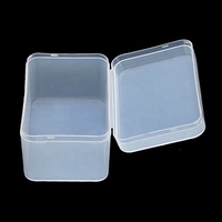 Boîtes de rangement en plastique transparent avec couvercle, petites perles, emballage pour ongles, lunettes, bijoux, autocollants, pierres précieuses, montres, boucles d'oreilles, bagues