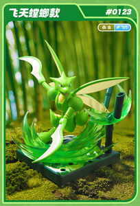 Blokees Personaggi Pokémon Versione Classica L-Scyther Modelli Originali da Assemblare Mattoncini Giocattolo Uomo Blind Box - Product Image 4