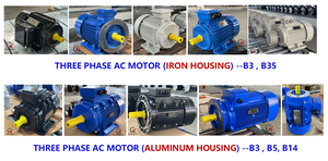 มอเตอร์เหนี่ยวนำไฟฟ้าสามเฟส YE2-132S-4 5.5 กิโลวัตต์ 7.5 แรงม้า 1500 รอบต่อนาที แบบอะซิงโครนัส สามเฟส AC 380V 220V 50Hz 60Hz - Product Image 4