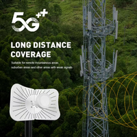 Antenne parabolique hyperbolique MIMO 2x22dBI à gain élevé 4G/5G 1700-4200Mhz pour communication de routeur, longue portée verticale