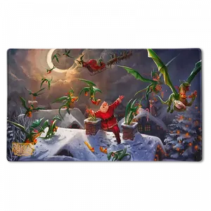 Tapis de jeu et support de cartes en caoutchouc antidérapant Dragon Shield personnalisable avec bords cousus - Superman 35x61cm avec tube robuste (Fantasy & Sci-Fi) - Product Image 4