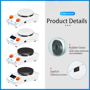 เครื่องกวนสารแม่เหล็กแบบทนการกัดกร่อน Veidt HMS-208 พร้อมเคลือบ PTFE ช่วงความเร็ว 0-2000 รอบต่อนาที แรงดันไฟฟ้า 100-240 โวลต์ ฟังก์ชั่นให้ความร้อน ความแม่นยำ 0.1% - Product Image 5