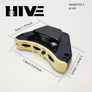 HIVE T-06 - Pastilla para guitarra clásica/folk, instalación sin perforaciones, accesorios EQ, pastilla para orificio de sonido de guitarra acústica - Product Image 2