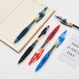 Promotional Pen Ballpoint Pen 146mm <b>Plastic</b> Shell Push Button Signature Pen For Office Exam Supplies Custom Logo Printing - Product Image 1