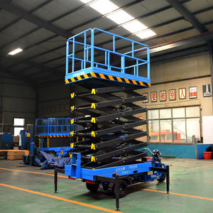 פלטפורמת הרמה ניידת תלת-גלגלית מסוג מספריים עם הנחה מלאה, שולחן הרמה נייד תלת-גלגלי המותקן על תלת-אופן - Product Image 4