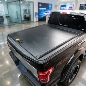 Nouvelle couverture de benne rétractable en alliage d'aluminium 2026 avec LED intégrées pour Chevrolet Silverado / GMC Sierra / <span class=keywords><strong>Ranger</strong></span> - Product Image 1