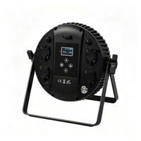 Lampe PAR à piles 12x18W, étanche IP65, DMX512, RGBW, adaptée aux mariages, bars, DJ, éclairage de scène LED disco