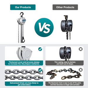 Pa lăng xích tay nặng, tải trọng <span class=keywords><strong>5</strong></span> tấn, dùng để nâng và kéo - Product Image 5