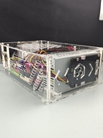 Boîtier compact en acrylique M-ATX MicroATX Full Tower pour petite carte mère et alimentation 23,5*18cm Personnalisation