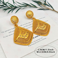 Ensemble de bijoux de luxe plaqué or, pendentif rond à plusieurs niveaux en filigrane, accessoires pour mariage et fêtes