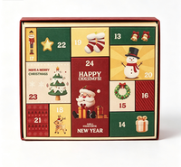 Boîtes cadeaux en carton blanc personnalisées pour calendrier de l'Avent de Noël, 12/24 packs, boîtes de calendrier de l'Avent pour chiens et chats