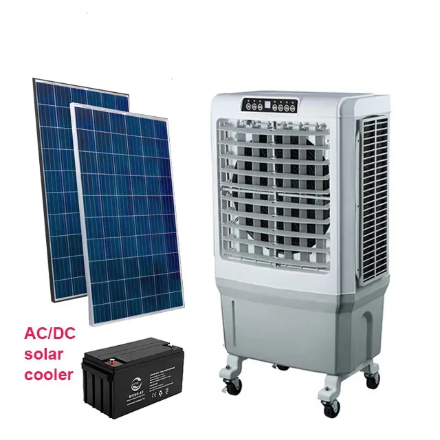 ice box open air cooler fan portable air conditioner 12v 24v ac/dc air cooler solar outside cooler fan portable