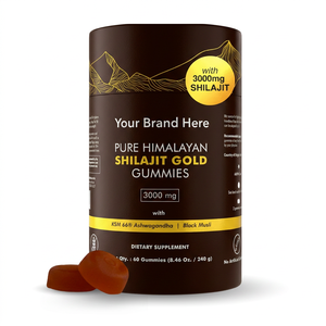 Shilajit Extract gummies ผลิตภัณฑ์เสริมอาหารผลิตจากแบรนด์เอกชน - Product Image 1