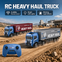 Nuovo Arrivo: Camion Telecomandato 2.4G con Funzione 'Try Me', Luci Speciali e Grande Dimensione, Camion Container RC con Illuminazione