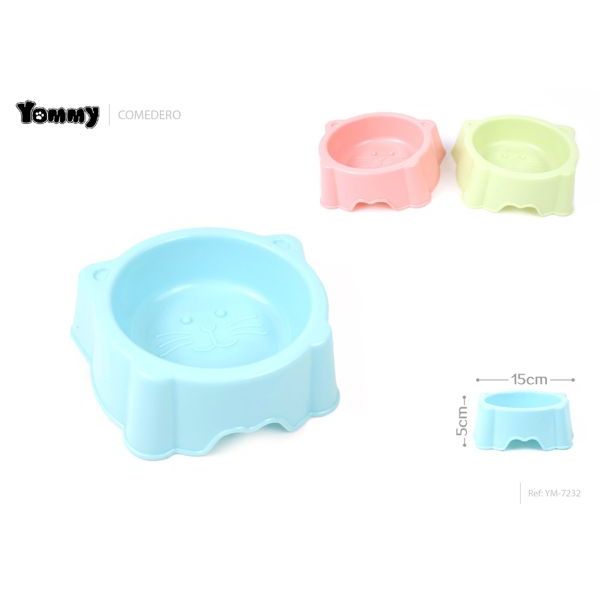 Single bowl with cat face design, 15*5cm