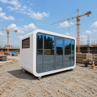 Maison Modulaire Mini/Plus Moderne de Chine, 20/40 pieds, avec Structure en Acier Galvanisé, Design Postmoderne pour Hôtels, Supermarchés, Centres Commerciaux et Villas